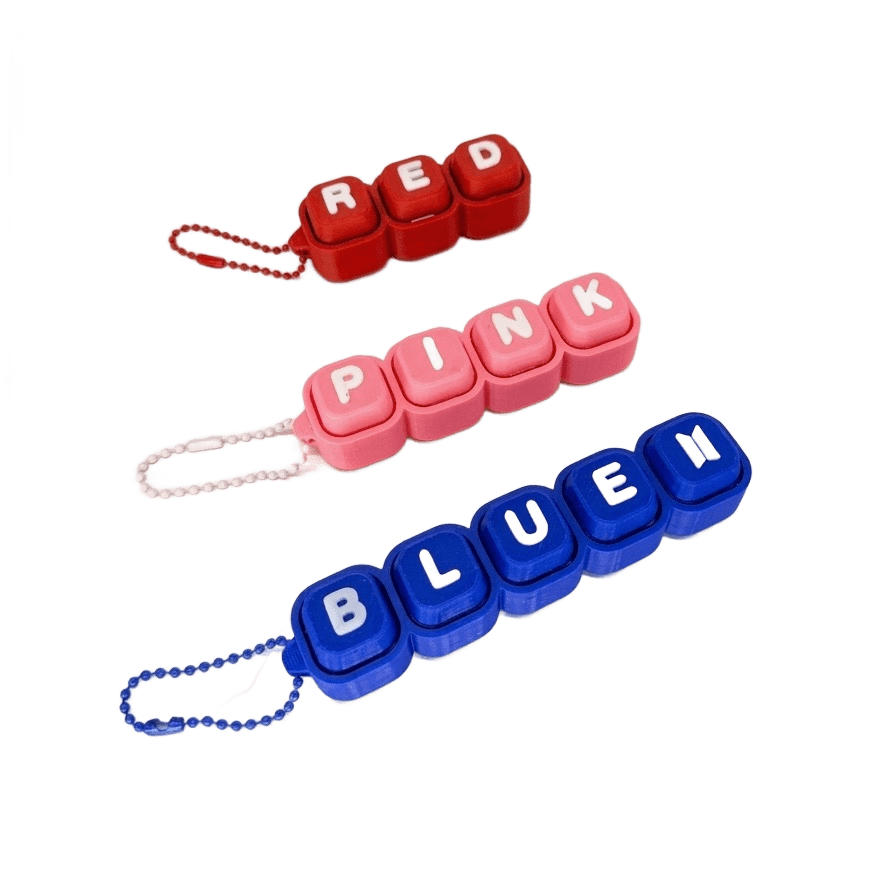 Colour-Word Keycap Trio